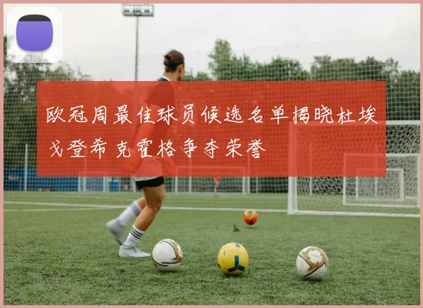 欧冠周最佳球员候选名单揭晓杜埃戈登希克霍格争夺荣誉